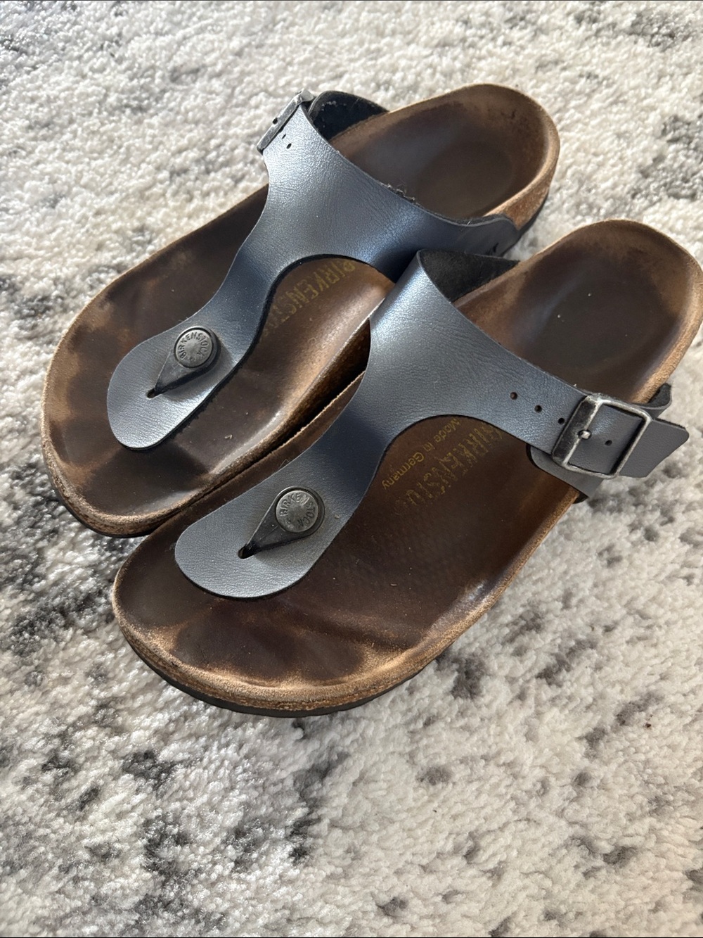 Birkenstock Gizeh Thong Orthopaedic Sandal with Buckle Strap size 36